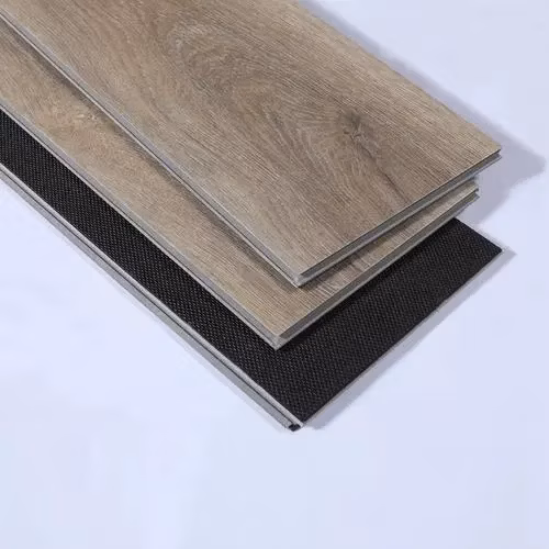 難燃性防水耐久性のあるプラスチック PVC Lvt Spc クリックビニール Spc 商業装飾用積層フローリング